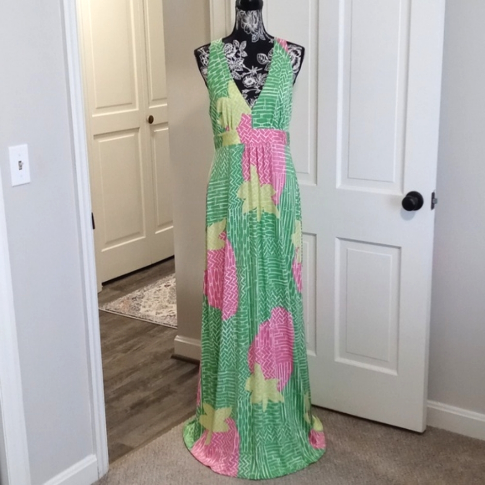 🍓RARE Lilly Pulitzer🍓 - Petra Silk Blend Knit Maxi Dress